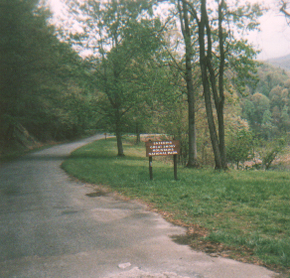Entrance to the Great Smoky Mountains National Park