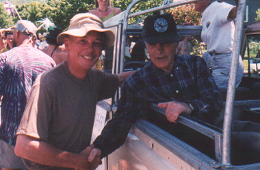 Dick with Earl Shaffer